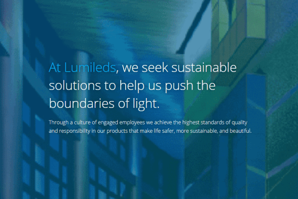 A vibrant graphic illustrating sustainability efforts, featuring green leaves and light bulbs symbolizing eco-friendly practices.