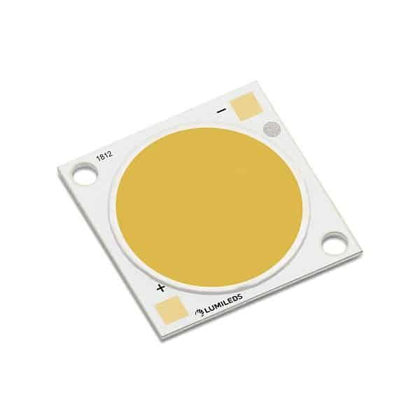 Philips Lumileds logo with a blue background, featuring a stylized light bulb design.