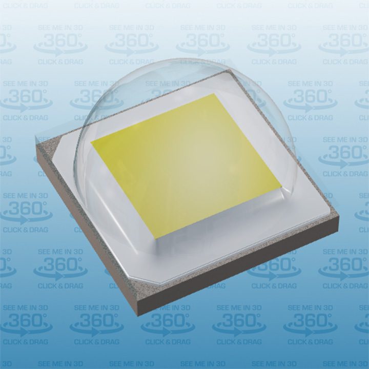 3D render of the HL4X LED light, showcasing its sleek design and advanced lighting features.