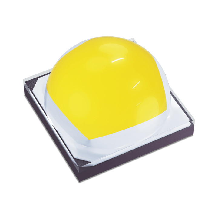 Image of the LUXEON HL4X LED, showcasing its sleek design and side view, highlighting its advanced lighting technology.