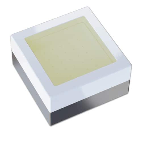 Bright green Rubix light bulb on a white background, showcasing its sleek design and modern features.