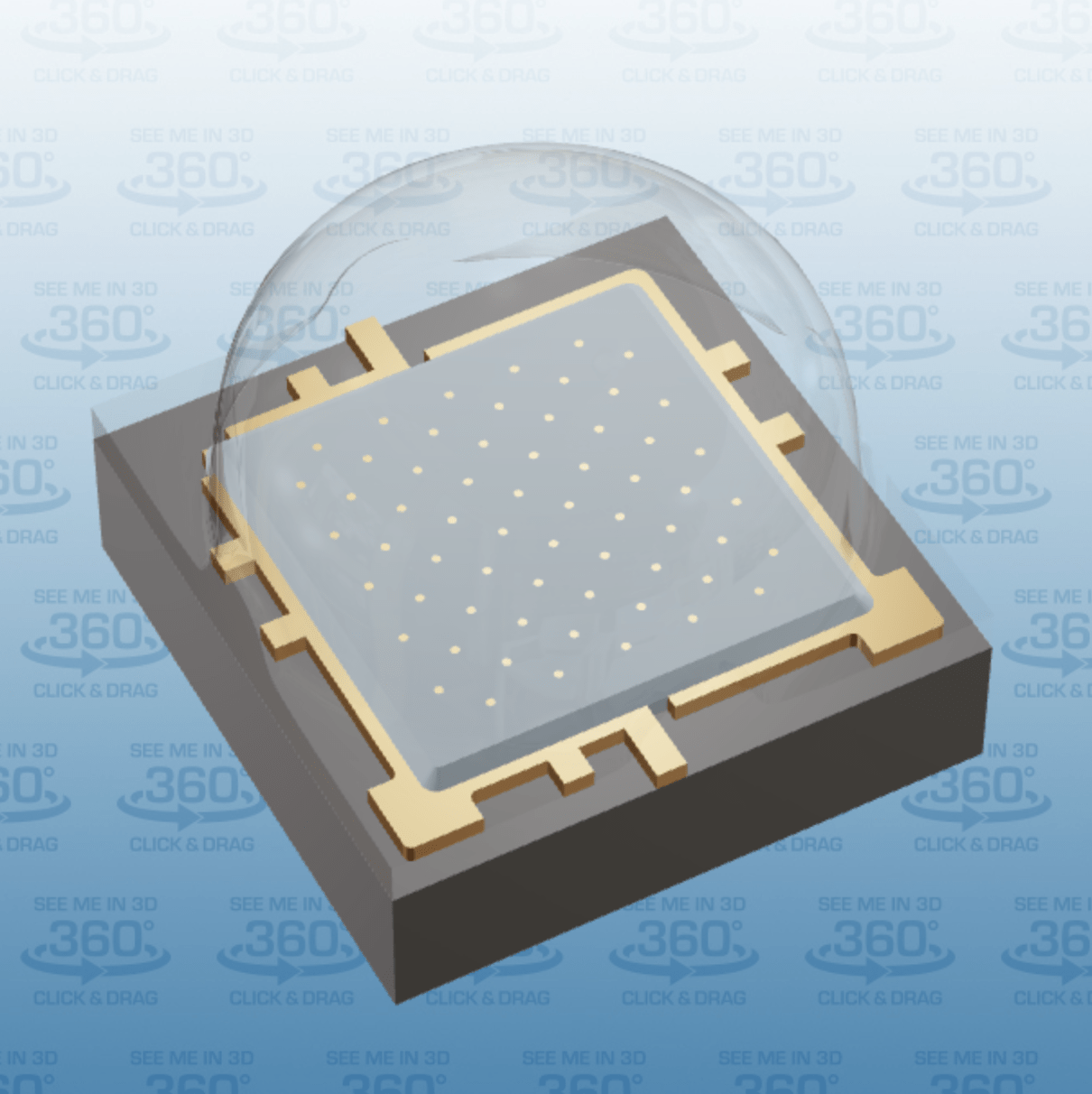 A 3D rendering of LED lighting products showcased at CES, highlighting innovative designs and technology.