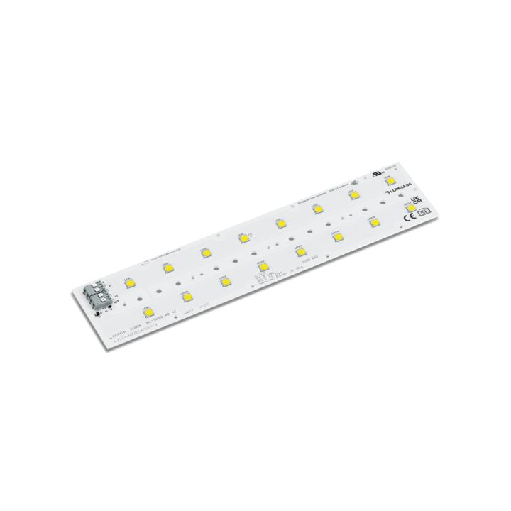 Round LED light source in a 5050 package, showcasing a bright white illumination with a sleek design.