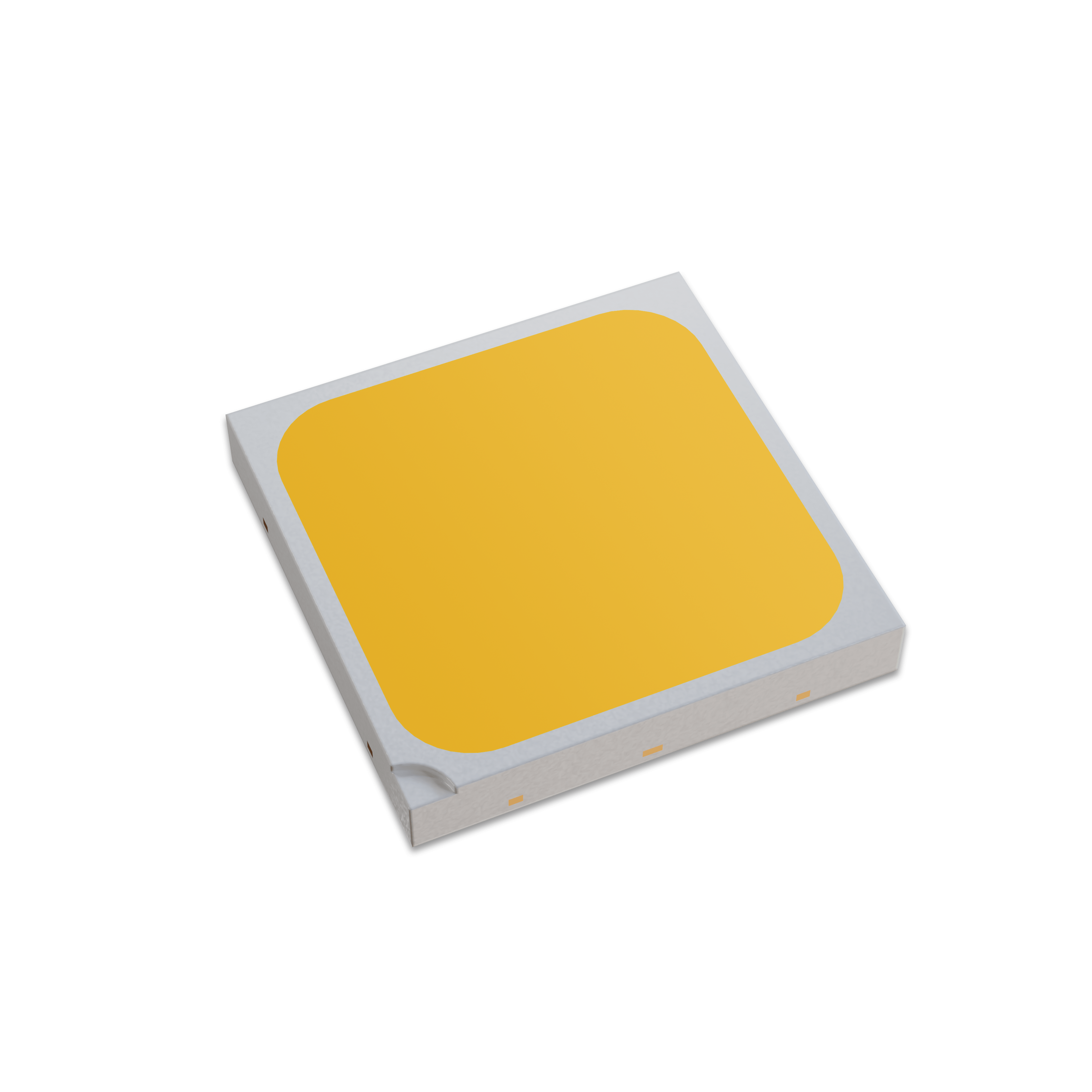 Image of a 5050 LED chip with a white background, showcasing its compact size and design features for lighting applications.