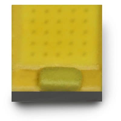 Top view of a LUXEON Z ES LED, showcasing its compact design and multiple light-emitting surfaces.