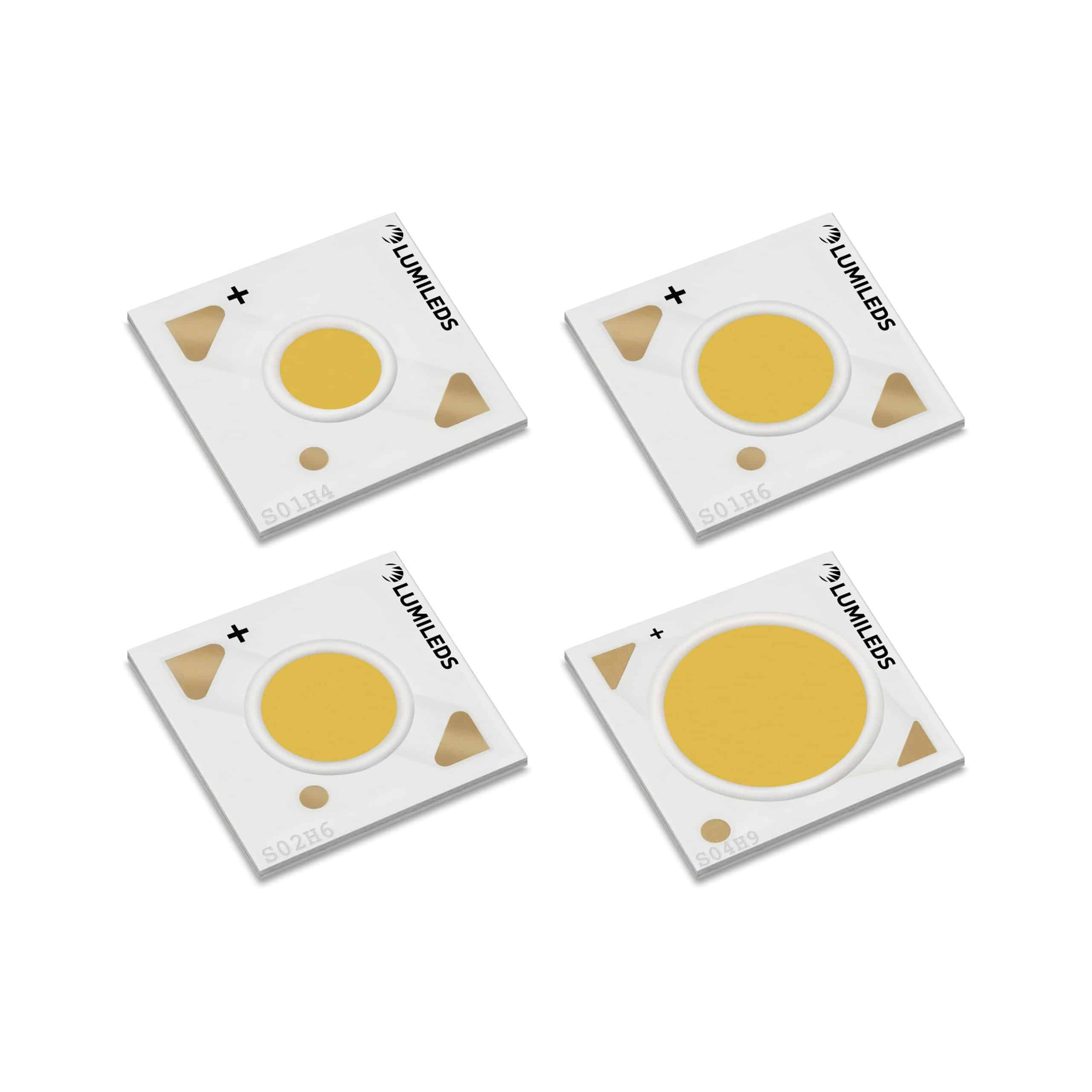 A close-up of various LED light products showcasing their design and features.