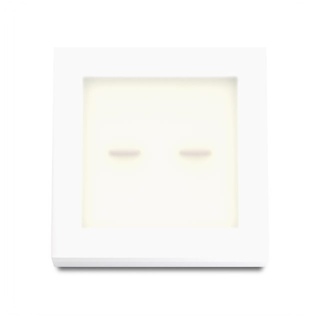 Blue LUXEON HL1Z LED chip on a white background, showcasing its compact design and bright color.