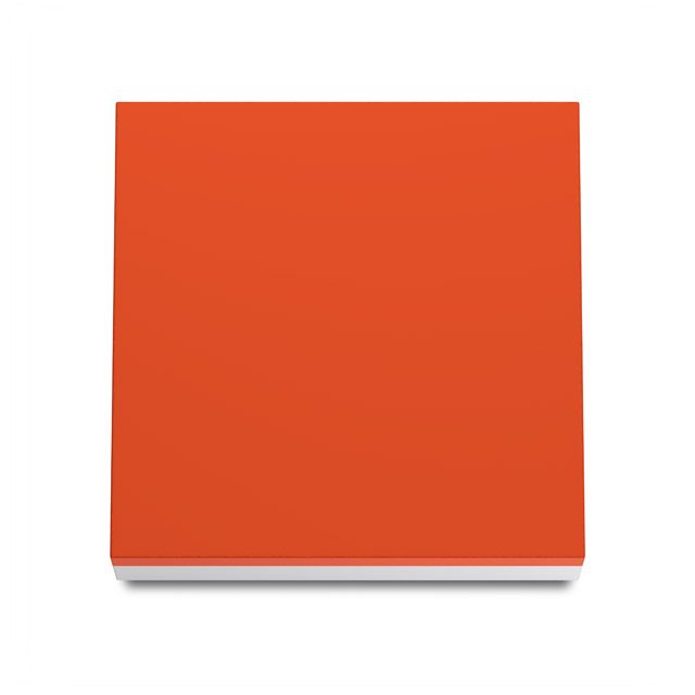 A close-up of a LUXEON HL1Z PC Red-Orange LED, showcasing its vibrant color and detailed surface texture.