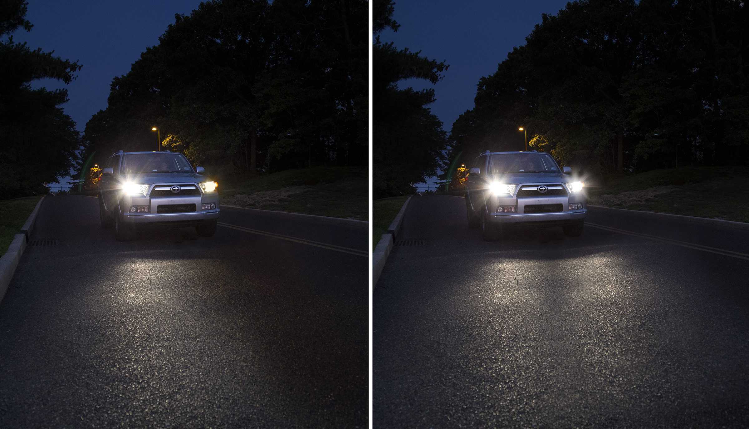 Changing both headlight bulbs ensures a properly lit road ahead and the full benefit of the vehicle’s headlights as originally intended by the carmaker.